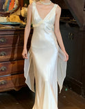 Elegant Prom Dress V-neck Gala Gown Evening Dress Graduation Dress Wedding Dress HZ0427