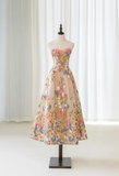 Cute Ball Gown Sweetheart Floral Lace Ankle Length Prom Dresses Impress 18th Birthday Outfits Prom Gown HZ0311