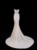 Wedding Gowns Dresses Romantic Mermaid for Bride Sweetheart With Lace Sequin White Petite/Plus Size Bridal Gown For Women HZ0311