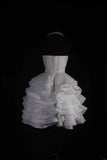 Cute Ball Gown Sweetheart White Satin With Lace Short 18th Birthday Dress Homecoming Dresses Cocktail Gown HZ0311
