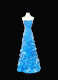 Vintage 1950s A line Strapless Blue Organza With Beads Long Prom Dresses High School Senior Graduation Dance Evening Gown HZ0311