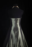 Retro Ball Gowns Women's Cocktail Party Gowns Strapless With Beads Lace Cape Outfits 90s Long Graduation Dinner Outfits Prom Dresses HZ0311