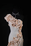 Chic Sheath One Shoulder Hoco Gowns Short 16th Birthday Dress Homecoming Dresses Cocktail Gown HZ0311
