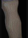 Vintage Mermaid Spaghetti Straps Tulle Yellow With Beads Bodice Long Prom Dresses Impress 20th Birthday Outfits Prom Gown HZ0311