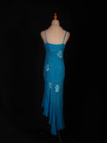 Vintage Mermaid Spaghetti Straps Irregular With Beads Embroidery Bodice Chiffon Prom Dresses Impress 20th Birthday Outfits Formal Gown HZ0311