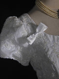 Wedding Dresses for Bride Short Sleeves Lace Petite/Plus Size Bridal Gowns for Civil Wedding for Beach Wedding HZ0311