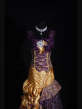 Vintage Mermaid Square Neck Gold 1970s With Appliqued Beads Bodice Long Prom Dresses Inspo 19th Birthday Outfit Formal Gown HZ0311