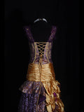 Vintage Mermaid Square Neck Gold 1970s With Appliqued Beads Bodice Long Prom Dresses Inspo 19th Birthday Outfit Formal Gown HZ0311