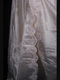 Retro 1950s Wedding Dresses for Bride Ball Gown V Neck With Beads Sleeves Lace Petite/Plus Size Bridal Gowns Civil Wedding for Summer Wedding HZ0311
