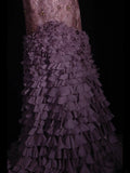 Vintage Mermaid 80s Sweetheart Beads Chiffon With Beaded Ruffled Long Prom Dresses Inspo 20th Birthday Outfit Formal Gowns HZ0311