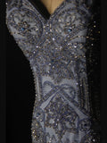 Retro 1950s Mermaid Sweetheart Blue Tulle With Beads Long Prom Dresses Inspo 22th Birthday Outfit Formal Gown HZ0311