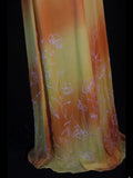 Retro 60s A line Spaghetti Straps Multi Colors Chiffon With Beads Long Prom Dresses Inspo 22th Birthday Outfit Formal Gown HZ0311