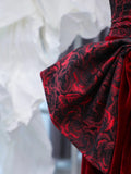 Chic Sheath Sweetheart Burgundy Velvet Long Prom Formal Fancy Evening Dresses Dinner Outfits Classy Party Gowns HZ0311