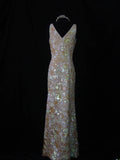 Retro 80s Sheath V Neck Sequins Long Slim Prom Dresses Inspo 22th Birthday Outfit Formal Dress HZ0311