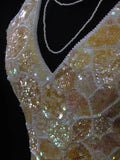 Retro 80s Sheath V Neck Sequins Long Slim Prom Dresses Inspo 22th Birthday Outfit Formal Dress HZ0311