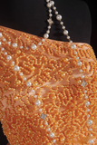 Cute Ball Gown One Shoulder Orange Tulle Short 16th Birthday Dress Homecoming Dresses Cocktail Gown HZ0311