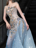 Modest Mermaid Scoop Neck Sequins With Beaded Prom Dresses Inspiration Long Party Night Evening Dress 19th Birthday Outfits HZ0311