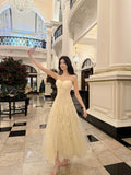 Simple A Line Spaghetti Straps Lace Ankle Length Prom Dresses 17th Nigh Party Birthday Outfits HZ0311