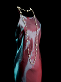 Simple Sheath Fashion Long Prom Dresses Scoop Neck Backless Party Dress For Women HZ0311