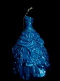 Unique Ball Gown Strapless Royal Blue With Multi Layered Beadings Long Quinceanera Dresses Sweet 15 16 Birthday Outfits Gown HZ0311