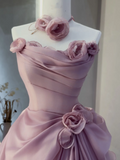 Charming Ball Gown Strapless Pink Prom Dresses Inspiration For Teens Formal Dress Party Outfits Prom Gown Ideas HZ0311